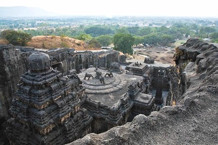 The Mystery of the Kailasa Temple of India | Ancient Architects Ellora-caves.jpg.opt442x295o0,0s442x295
